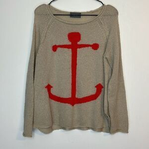 Wooden Ships Anchor Raglan Sweater XS